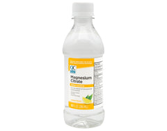 Retail package of Quality Choice Magnesium Citrate Oral Solution lemon flavor, 10 fl oz