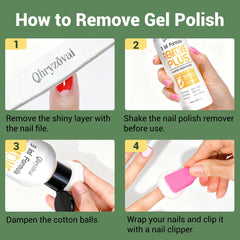 Qhryzoval glass bottle used in professional removal settings