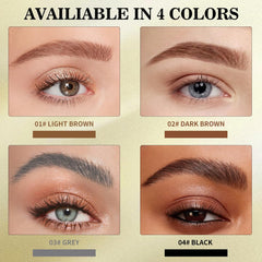QIC eyebrow pen ultra-fine tip enables precise, smooth strokes.