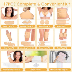 Foot castor oil wrap
