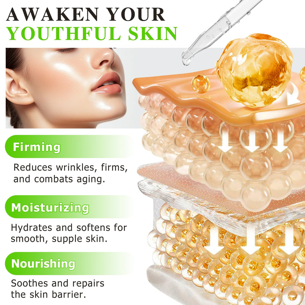 QJCWXIAOX neck application shot highlights even hydration and suppleness.