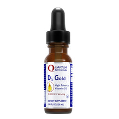 QNL D3 Gold Vitamin D3 liquid drops bottle