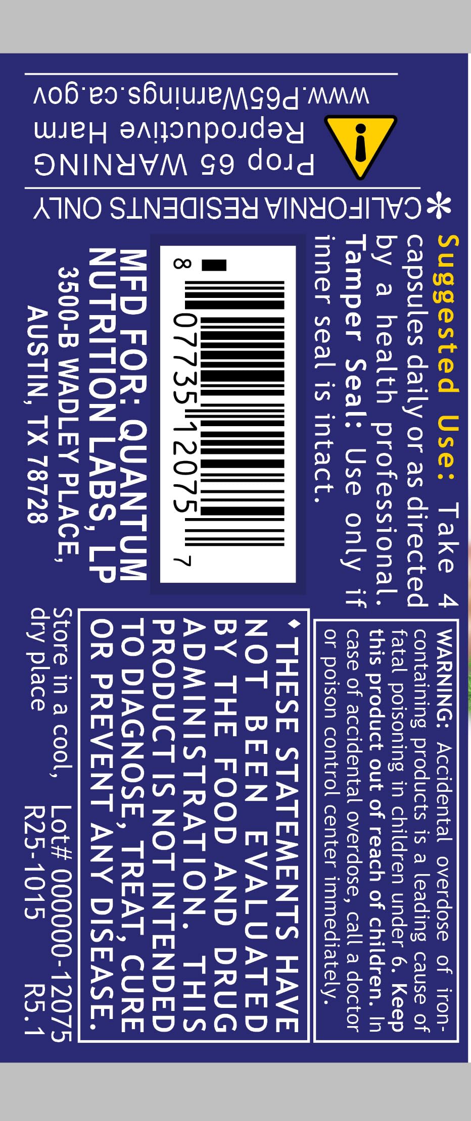 Adult taking immune-support multivitamin