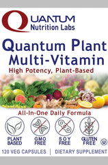 Vegan-friendly, non-GMO multivitamin capsules