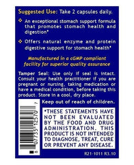 60 plant-source capsules bottle on white background