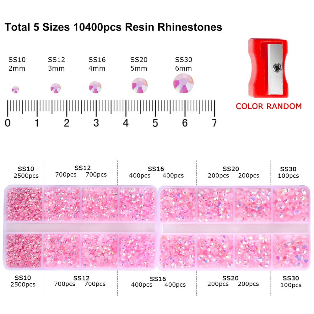 QPRETTY DU 3mm jelly rhinestones for elegant nail designs and accessories