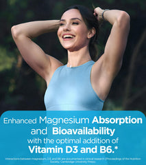 Non-GMO, gluten-free, soy-free and vegan capsule with added D3 and B6