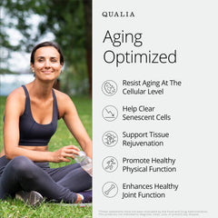 Piperlongumine ingredient on Qualia Senolytic packaging for cellular support