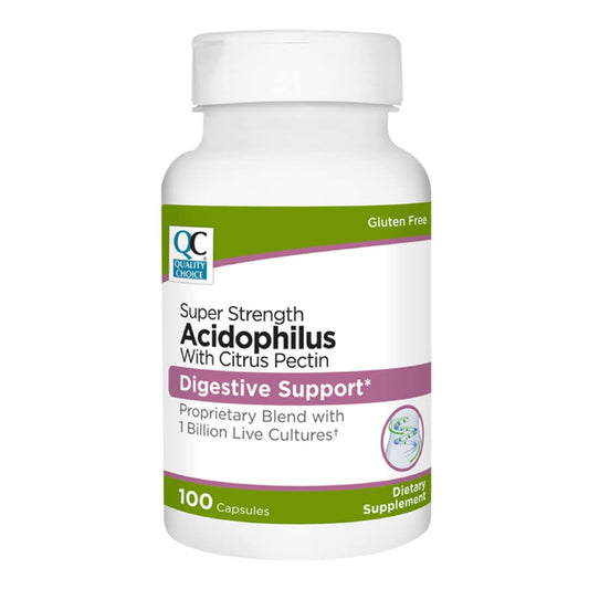 Quality Choice Digestive Support Acidophilus with Citrus Pectin bottle