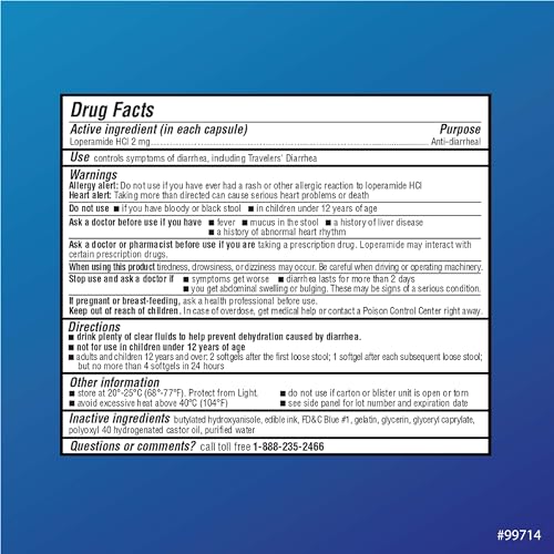 Quality Choice label close-up shows usage guidance for rapid relief