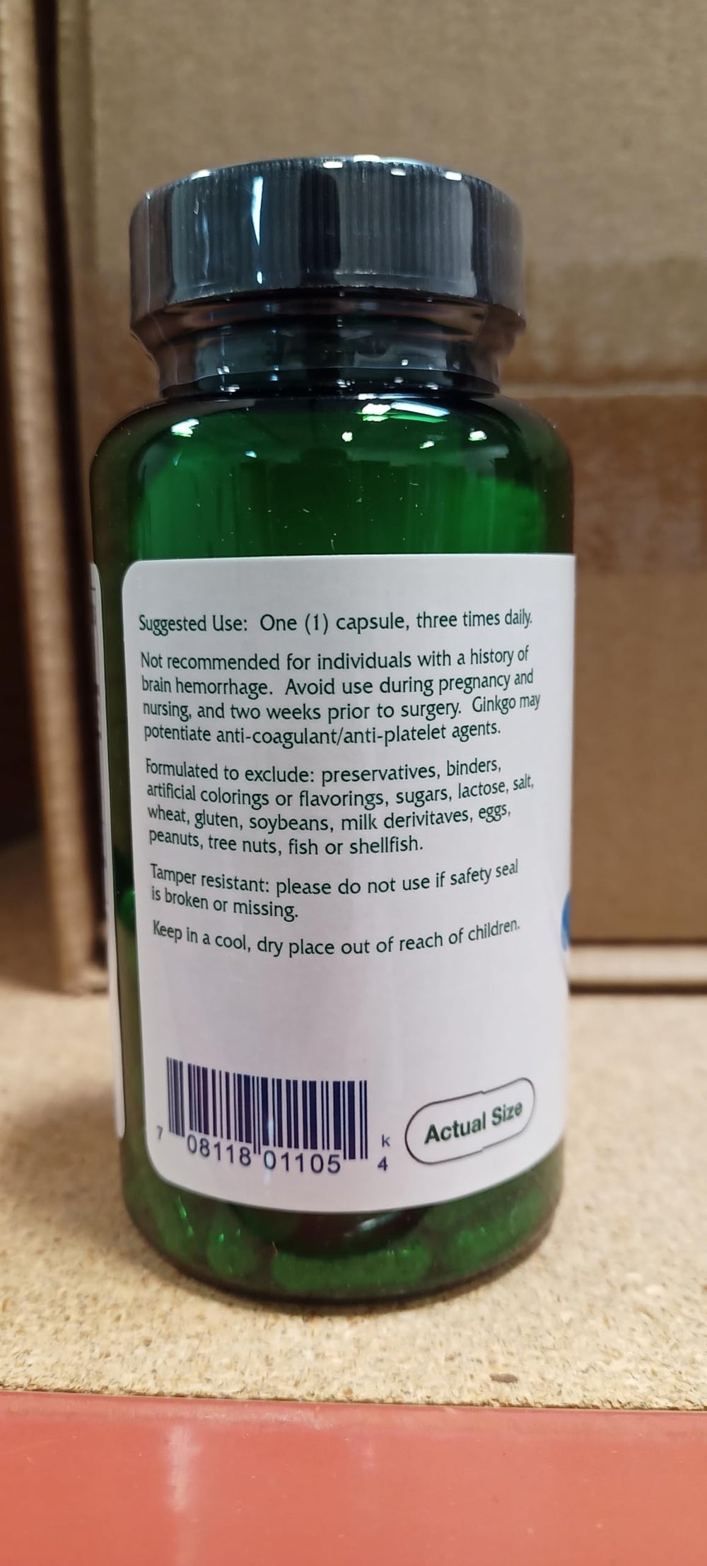 Quality control testing seal