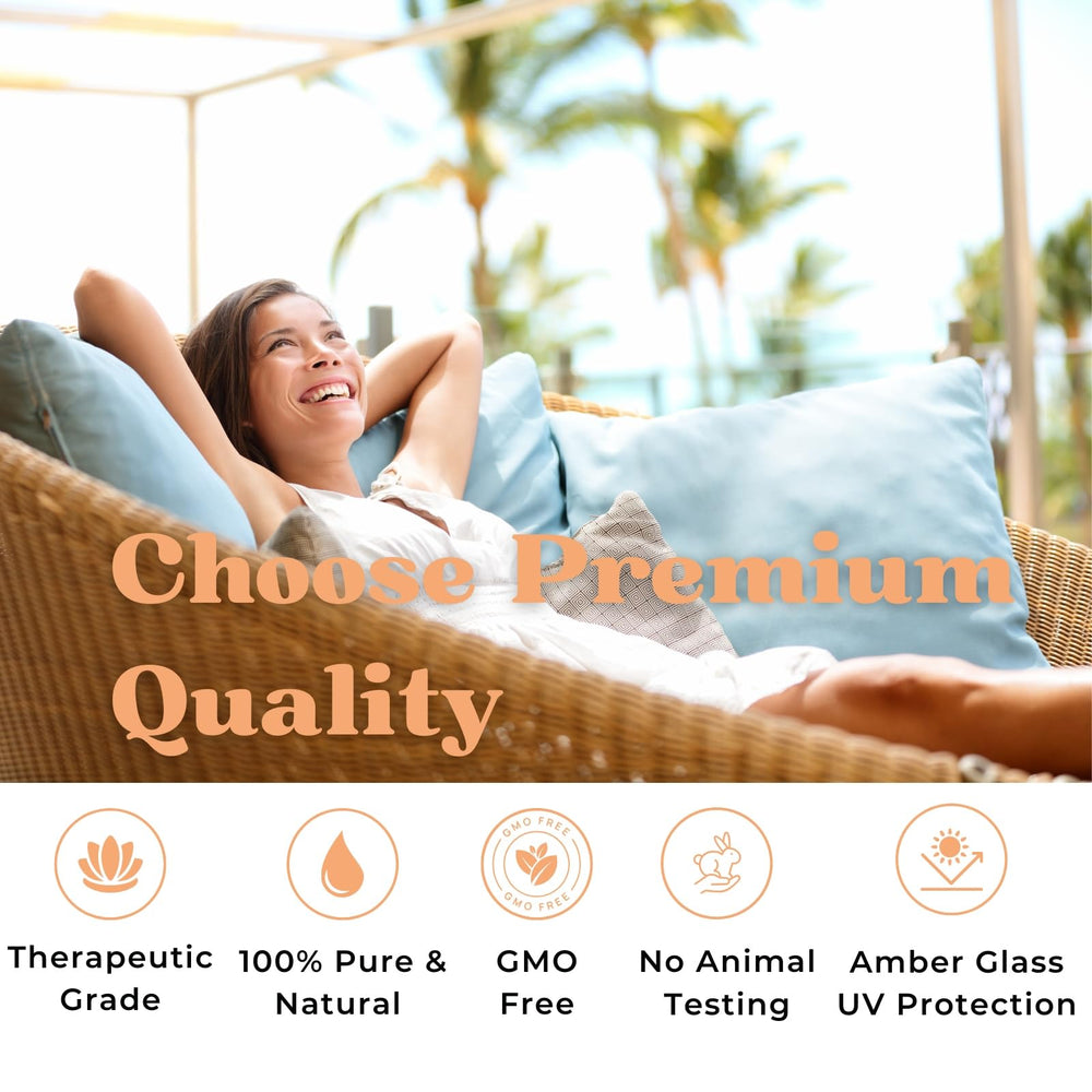 Quality ingredients and safety information illustration