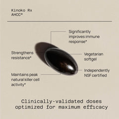 Single AHCC 300 mg softgel capsule