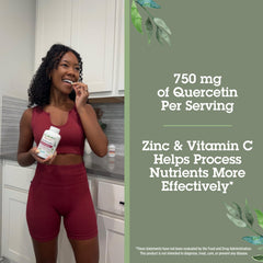 180-count bottle of Quantum Health Quercetin+ 750mg