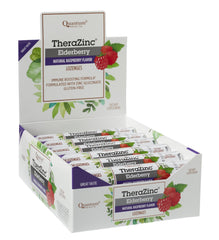 Zinc gluconate immune support lozenges with elderberry ingredients label