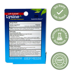 Quantum Lysine+ cold sore close-up showing soothing menthol relief in action.