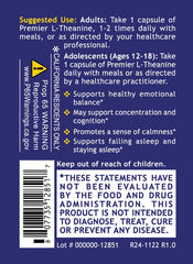 L-Theanine calming effect for relaxation and restful sleep