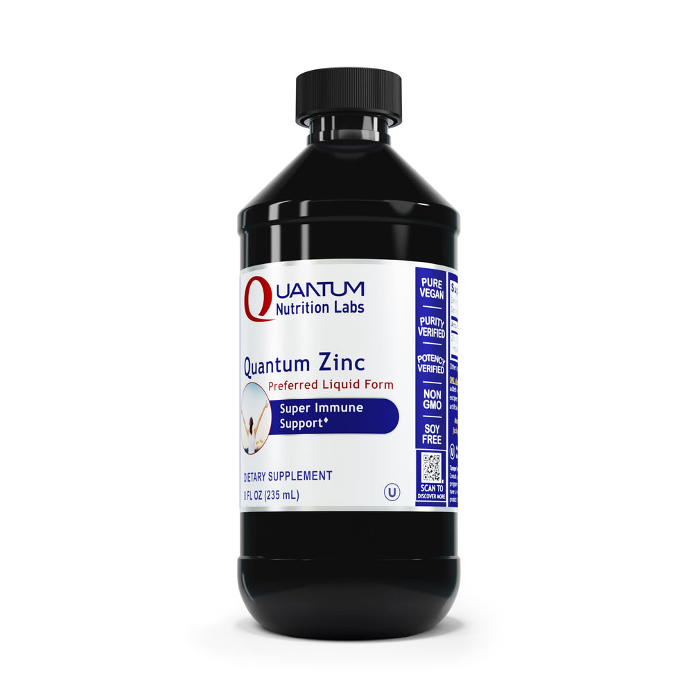 Quantum Nutrition Labs Zinc Liquid Drops bottle, 8 oz