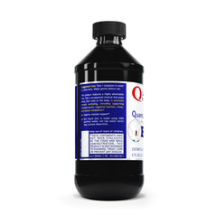 Label showing 25 mg zinc sulfate per serving