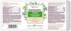Quantum Super Lysine bottle with packaging