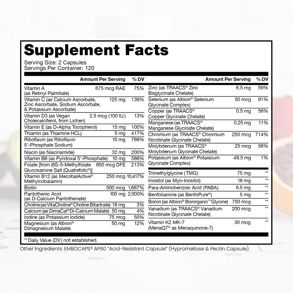 Quatrefolic 5-MTHF folate illustration