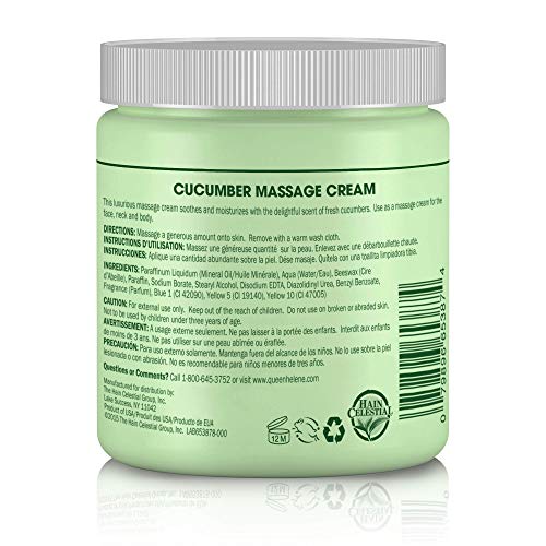 Close-up of Queen Helene Professional Cucumber Massage Cream texture