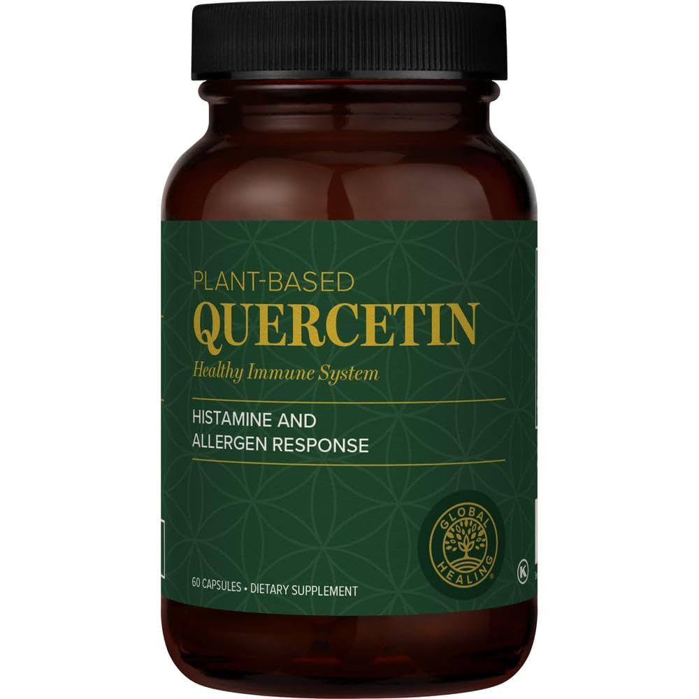 Hero image of Global Healing Center Quercetin 250 mg supplement with QuerceFIT, 60 capsules
