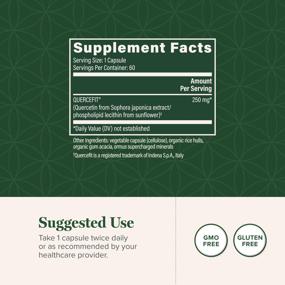 Quercetin supporting outdoor comfort and mucus management