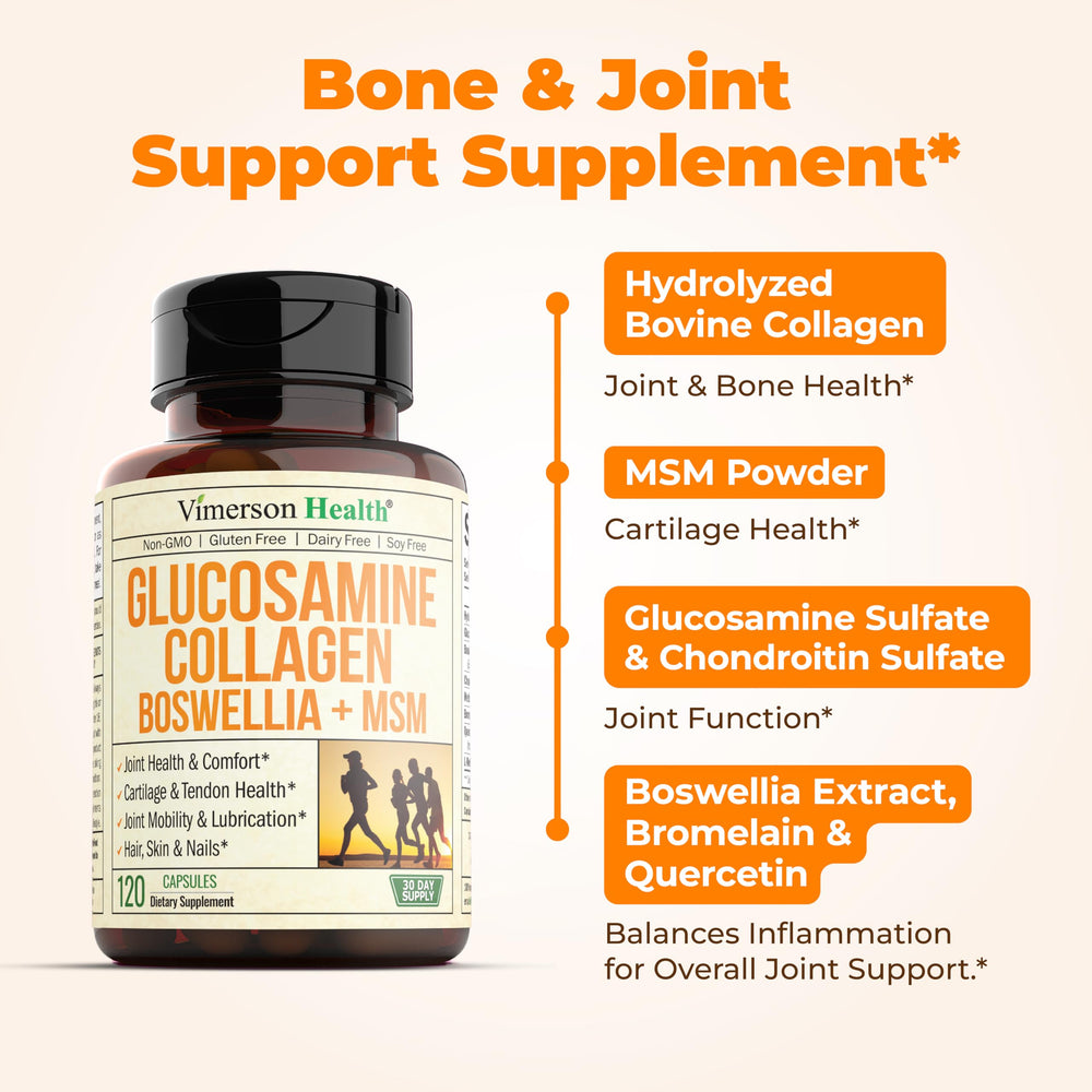 Quercetin, Bromelain, and Boswellia extract ingredients graphic