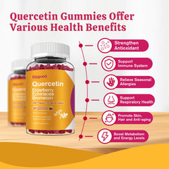 Close-up of mixed berry Quercetin Gummies