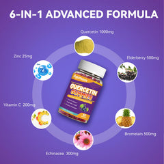 Quercetin Gummies suitable for kids and adults
