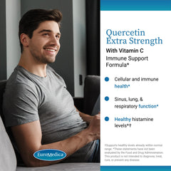Quercetin plus vitamin C immune support graphic