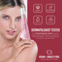 Daily routine with Quick Fix retinol eye tightener cream supports hydration.