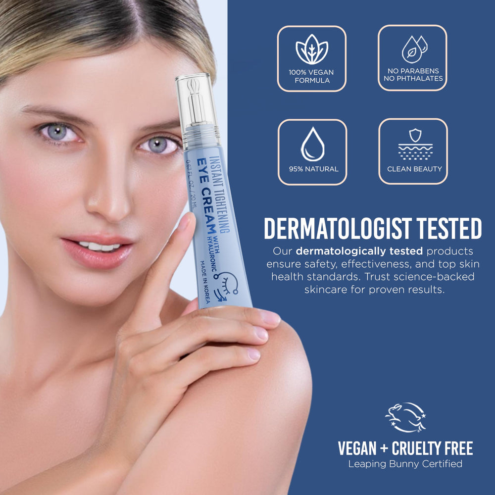 Quick Fix dermatologist-tested packaging image suggests trusted Korean skincare.