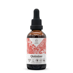 Quinine alcohol-free tincture bottle with dropper, 2 oz