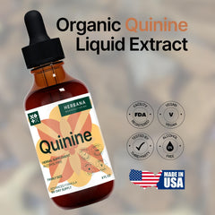 Concentrated quinine tincture bottle for health support