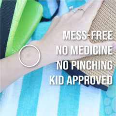 Quitch Bug Bite Patches shown as suction-tool alternative for bite relief.