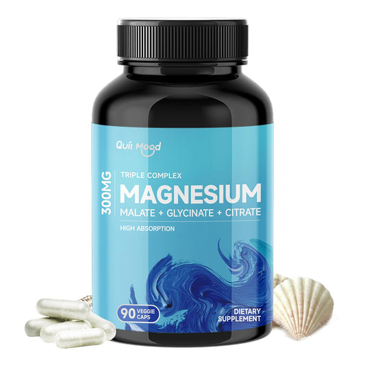 Quitmood Triple Magnesium Complex bottle with 90 capsules