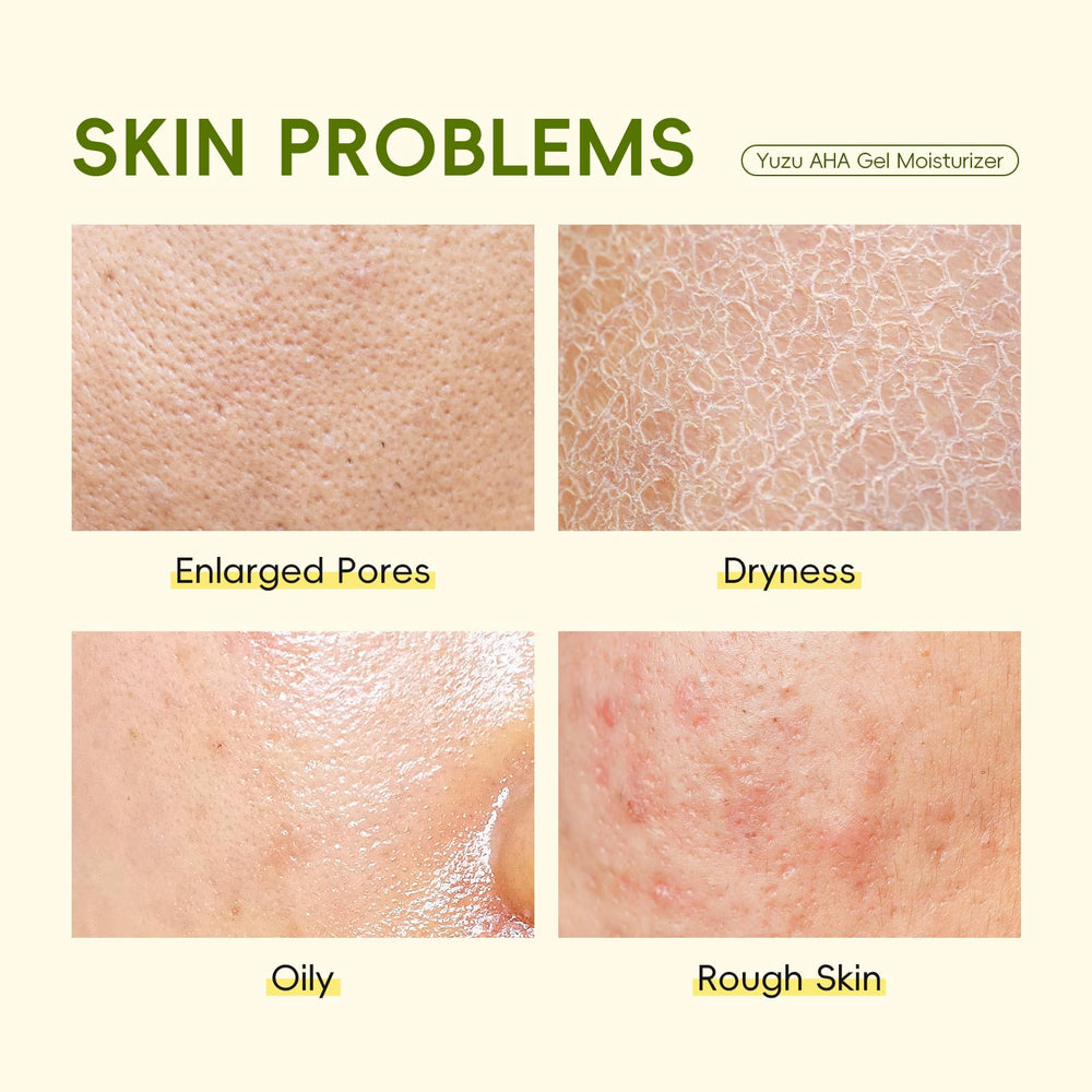 QUIYUM Yuzu hydrating gel moisturizer jar for fast absorption.