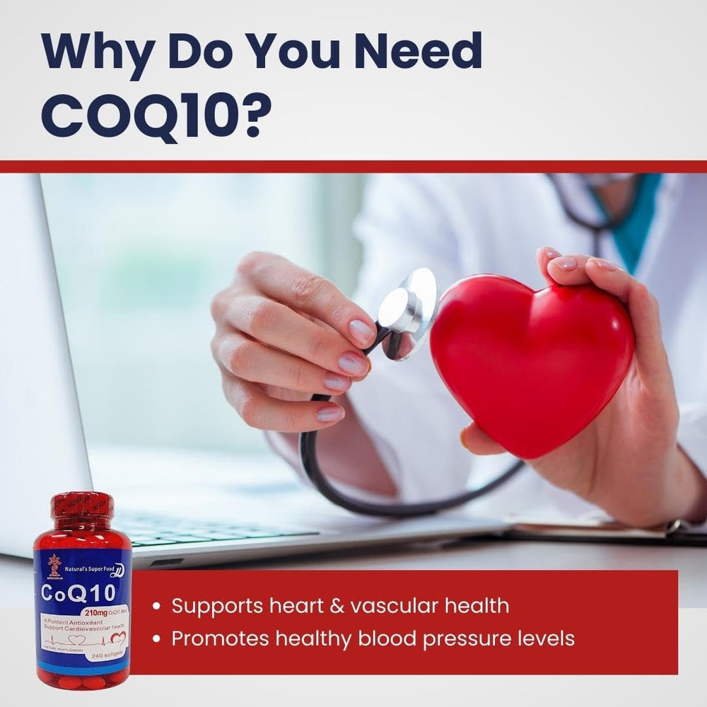 Close-up of Qunol CoQ10 210mg softgels capsule