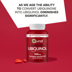 Qunol Ubiquinol 100mg softgels ingredients overview