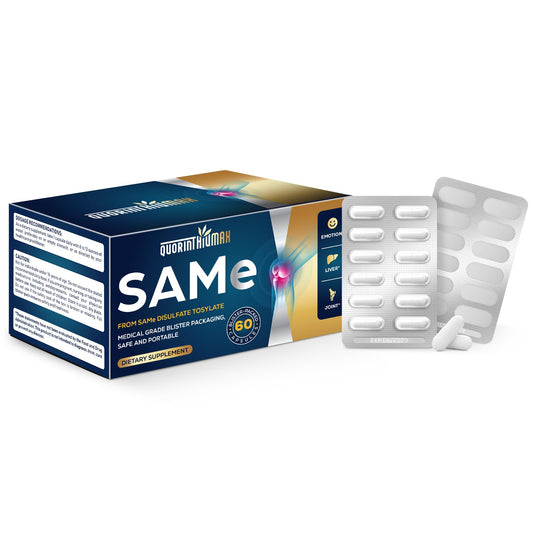 Quorinthiumax SAM-e 500mg bottle