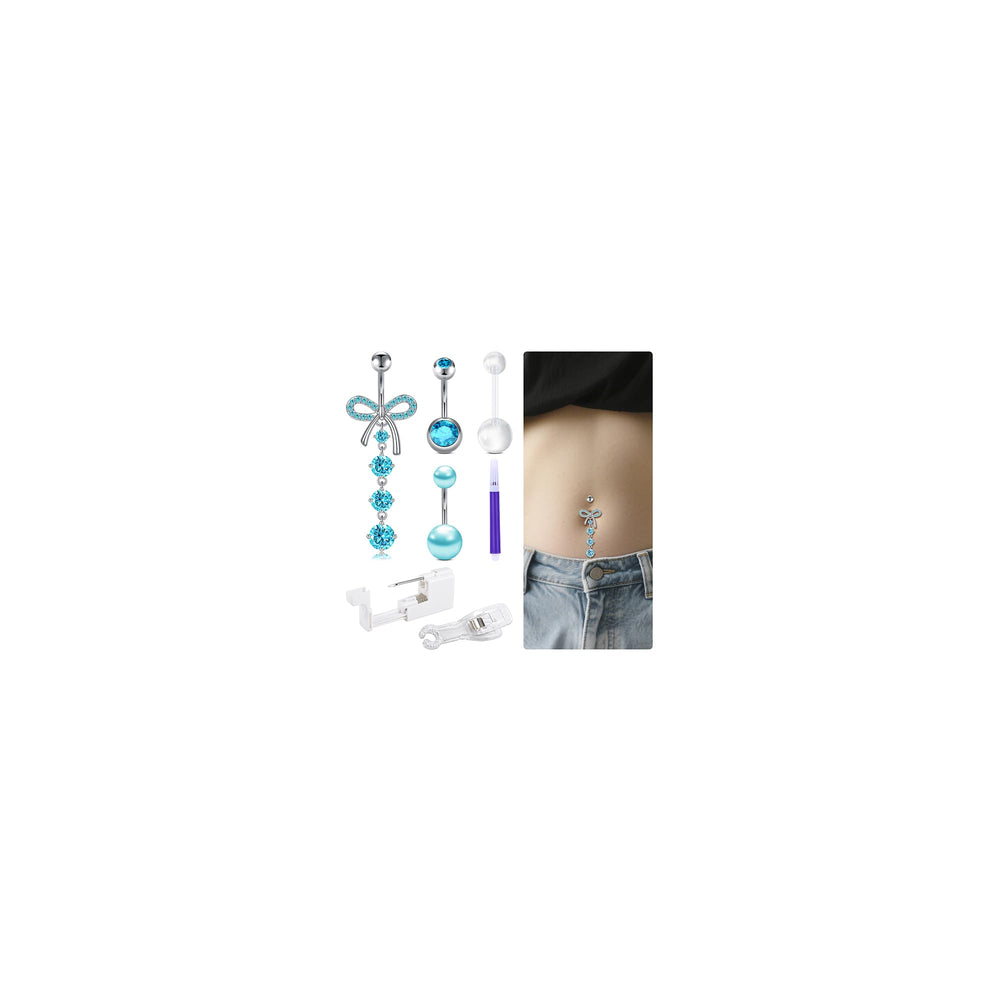 QWALIT belly piercing gun front view for precise piercing control