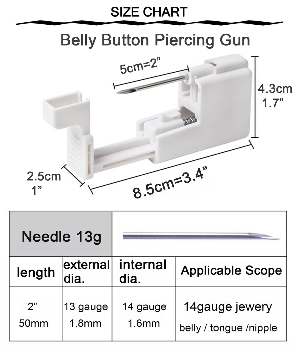 QWALIT plastic belly button ring supports early healing comfort