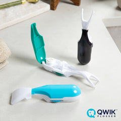 QWIK packaging and product in light blue