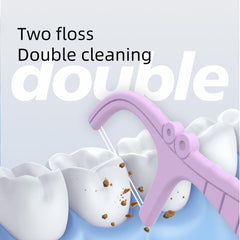 Soft, gentle fibers removing plaque
