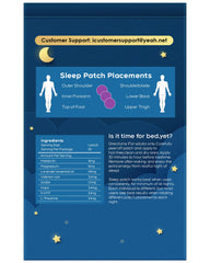 Hands applying RAAYAM Sleep Patch to skin