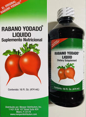 Rabano Yodado Liquid 16oz bottle – front view