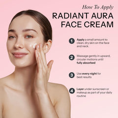 Radiant Aura skin finish close-up reveals smooth, refined texture potential.