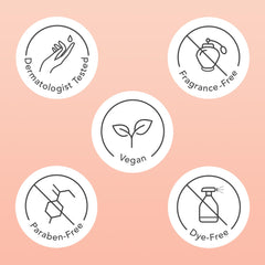 Rael clean-ingredients banner reflects alcohol- and fragrance-free formula.